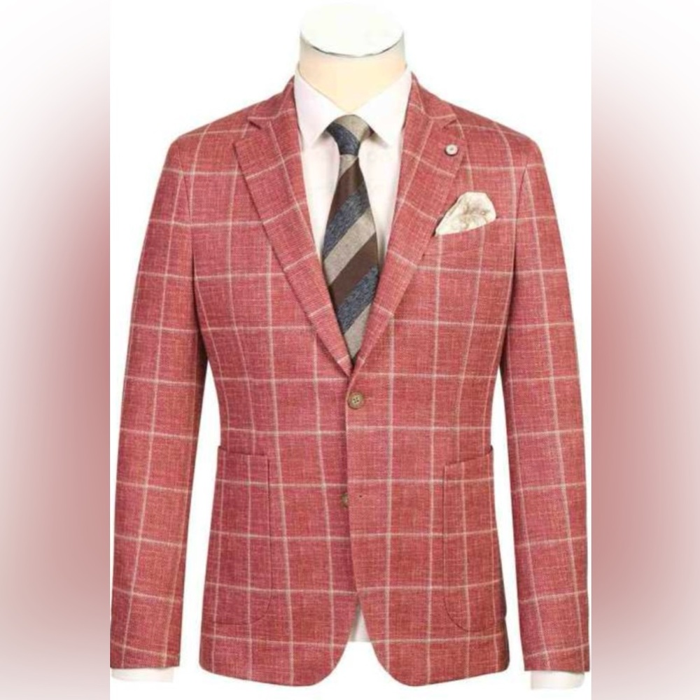 Red Pellagio Spring/Summer Sports Coat